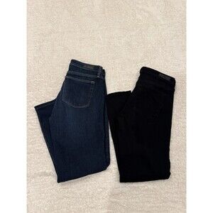 ag jeans adriano goldschmied Women Prima 27/28 Skinny Black Dark Wash Mid Rise